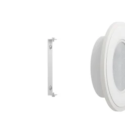 Eglo MACCHIONI Wandlamp staal, kunststof wit / kunststof met kristaleffect wit Ø 200 mm New