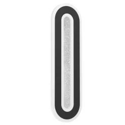 Eglo MACCHIONI Wandlamp staal, kunststof zwart, wit / kunststof met kristaleffect wit Discount