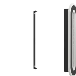 Eglo MACCHIONI Wandlamp staal, kunststof zwart, wit / kunststof met kristaleffect wit Discount