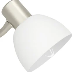 Eglo MACERE Tafellampen staal nikkel-mat / Glas wit H: 340 mm Online