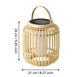 Eglo MARLIANO Tafellampen hout, staal bruin, zwart / Kunststof wit H: 240 mm | Ø 210 mm Online