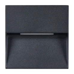 Eglo MARUGGIO Wandlamp aluminium zwart / Kunststof transparant H: 150 mm Sale