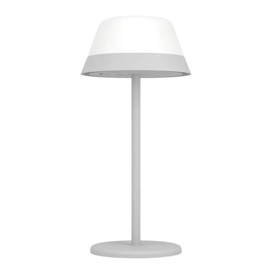 Eglo MEGGIANO Tafellampen Kunststof grijs / Kunststof wit H: 320 mm | Ø 150 mm