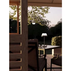 Eglo MEGGIANO Tafellampen Kunststof grijs / Kunststof wit H: 320 mm | Ø 150 mm