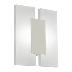 Eglo METRASS 2 Wand-/plafondlamp aluminium nikkel-mat / Kunststof satijn H: 200 mm Clearance