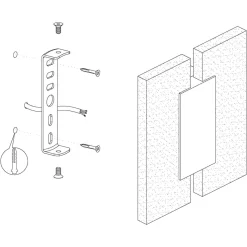 Eglo METRASS 2 Wand-/plafondlamp aluminium nikkel-mat / Kunststof satijn H: 200 mm Clearance