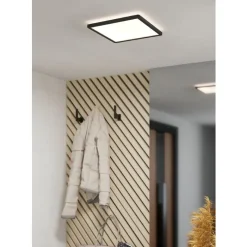 Eglo MINERARIO Plafondarmaturen Kunststof zwart / Kunststof wit H: 30 mm Online