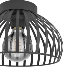 Eglo MOGANO 3 Plafondarmaturen staal zwart H: 180 mm | Ø 280 mm New