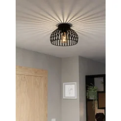 Eglo MOGANO 3 Plafondarmaturen staal zwart H: 180 mm | Ø 280 mm New