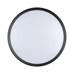 Eglo MUSURITA Plafondarmaturen kunststof, staal zwart / Kunststof wit H: 60 mm | Ø 340 mm Online