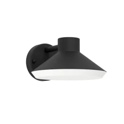 Eglo NINNARELLA Wandlamp staal zwart / Kunststof wit H: 110 mm Clearance