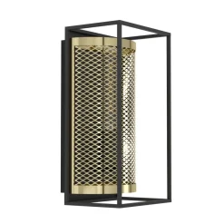 Eglo NOHALES Wandlamp staal zwart, geelkoper H: 320 mm Hot