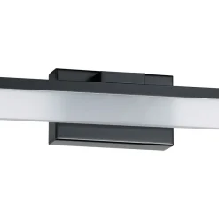 Eglo PALMITAL Wandlamp aluminium, staal zwart / Kunststof satijn H: 80 mm Discount