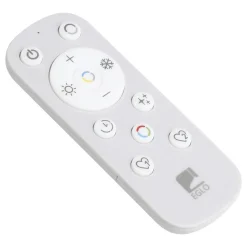 Eglo PARRUTA hanglamp aluminium, staal zwart / Kunststof wit H: 1500 mm | Ø 990 mm Discount