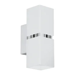 Eglo PASSA Wandlamp staal chroom, wit H: 170 mm Clearance