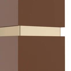 Eglo PASSA Wandlamp staal bruin, koper H: 170 mm Clearance