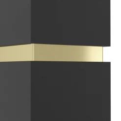 Eglo PASSA Wandlamp staal zwart, goud H: 170 mm Outlet