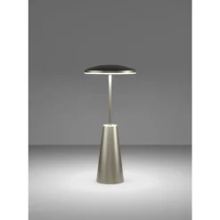 Eglo PICCOLA Tafellampen staal donker brons / Kunststof wit H: 280 mm | Ø 130 mm Hot