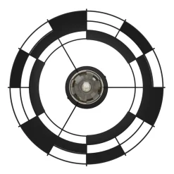 Eglo PONTEFRACT Plafondarmaturen staal zwart H: 205 mm | Ø 420 mm Outlet