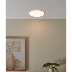 Eglo RAPITA inbouwarmatuur aluminium wit / Kunststof wit H: 20 mm | Ø 215 mm Sale