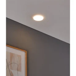 Eglo RAPITA inbouwarmatuur aluminium wit / Kunststof wit H: 20 mm | Ø 100 mm Clearance