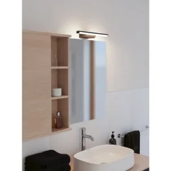 Eglo REGELLO-Z Spiegelarmaturen kunststof, aluminium zwart / Kunststof wit H: 40 mm Sale