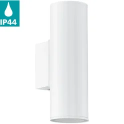 Eglo RIGA Wandlamp staal verzinkt wit H: 200 mm Sale