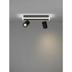 Eglo RIMBOCCHI 1 spot staal zwart / Kunststof satijn H: 140 mm New