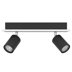 Eglo RIMBOCCHI 1 spot staal zwart / Kunststof satijn H: 140 mm New