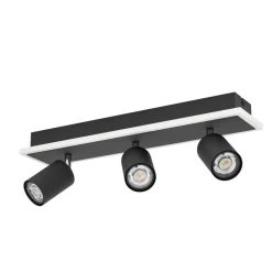 Eglo RIMBOCCHI 1 spot staal zwart / Kunststof satijn H: 140 mm Hot