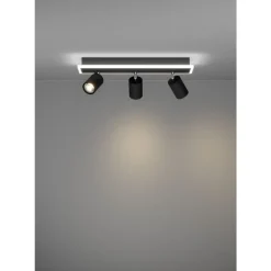 Eglo RIMBOCCHI 1 spot staal zwart / Kunststof satijn H: 140 mm Hot