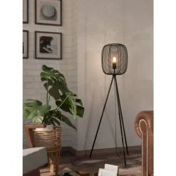Eglo RINROE VLOERLAMP Ø32,5cm x h40cm 1xE27 ZWART Outlet