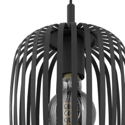 Eglo ROMAZZINA hanglamp staal zwart H: 1100 mm | Ø 460 mm Hot