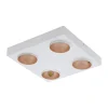 Eglo Ronzano Spot White Rosegold LED 4X3.3W Hot