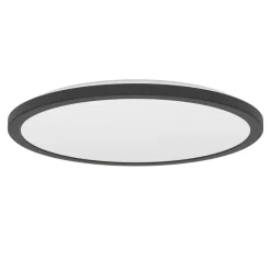 Eglo ROVITO Plafondarmaturen Kunststof zwart / Kunststof wit H: 30 mm | Ø 389 mm