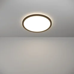 Eglo ROVITO Plafondarmaturen Kunststof zwart / Kunststof wit H: 30 mm | Ø 389 mm