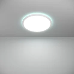 Eglo ROVITO-Z Plafondarmaturen Kunststof wit / Kunststof wit H: 30 mm | Ø 389 mm Clearance