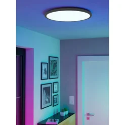 Eglo ROVITO-Z Plafondarmaturen Kunststof wit / Kunststof wit H: 32 mm | Ø 500 mm