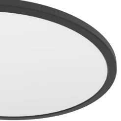 Eglo ROVITO-Z Plafondarmaturen Kunststof zwart / Kunststof wit H: 32 mm | Ø 500 mm Outlet