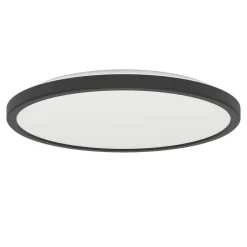 Eglo ROVITO-Z Plafondarmaturen Kunststof zwart / Kunststof wit H: 30 mm | Ø 300 mm Discount