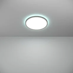 Eglo ROVITO-Z Plafondarmaturen Kunststof zwart / Kunststof wit H: 30 mm | Ø 300 mm Discount