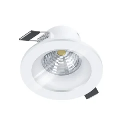 Eglo SALABATE inbouwarmatuur aluminium wit / Glas helder Ø 88 mm New