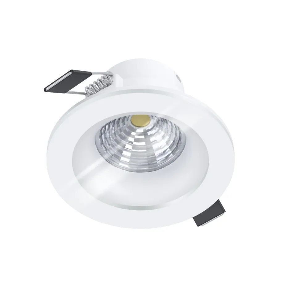 Eglo SALABATE inbouwarmatuur aluminium wit / Glas helder Ø 88 mm New