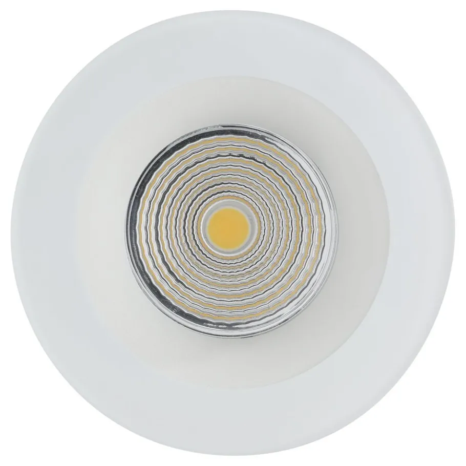 Eglo SALABATE inbouwarmatuur aluminium wit / Glas helder Ø 88 mm New