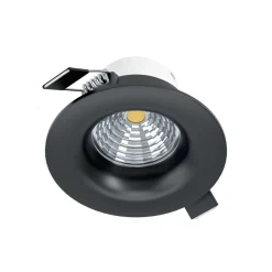 Eglo SALICETO inbouwarmatuur aluminium zwart H: 42 mm | Ø 88 mm New