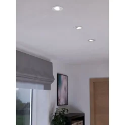 Eglo SALICETO inbouwarmatuur aluminium wit H: 42 mm | Ø 88 mm