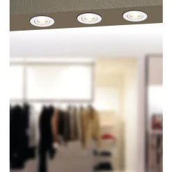 Eglo SALICETO inbouwarmatuur aluminium wit H: 42 mm | Ø 88 mm New