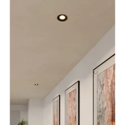 Eglo SALICETO inbouwarmatuur aluminium zwart H: 42 mm | Ø 88 mm Sale