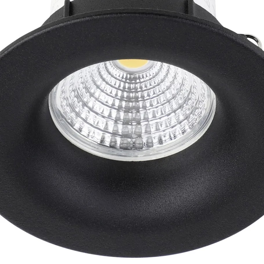 Eglo SALICETO inbouwarmatuur aluminium zwart H: 42 mm | Ø 88 mm Sale