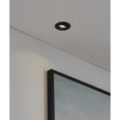 Eglo SALICETO inbouwarmatuur aluminium zwart H: 42 mm | Ø 88 mm Clearance